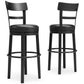 Valebeck - Tall Upholstered Swivel Barstool