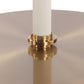 Cyprus - Accent Table - Brass / White