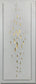"Golden Drops" Hand-Painted Wrapped Canvas - Gray / Gold