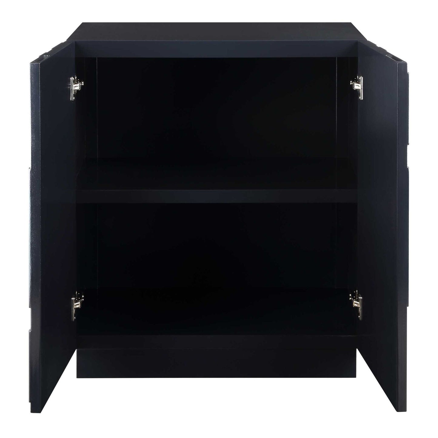 Valeria - 2 Door Glossy Blue Cabinet