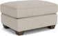 Carson - Ottoman, Heavy Thread Stitching