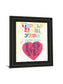 Must Be Love Il By Tom Frazier - Framed Print Wall Art - Purple