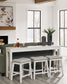 Robbinsdale - Rectangular Dining Room Counter Table Set (Set of 4) - Antique White