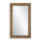 Ayanna - Wood Mirror - Gray Washed