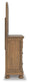 Feddinger - 3 Pc. - Queen Sleigh Storage Bed, Dresser And Mirror - Medium Brown