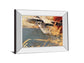Wheels And Wings By Aliaga, C. - Mirror Framed Print Wall Art - Dark Gray