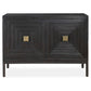 Aiken - 2 Door Cabinet - Dark Walnut