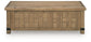 Ridgester - Lift Top Cocktail Table - Light Brown
