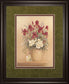 Classic Petal I By Gloria Eriksen - Framed Print Wall Art - Red