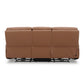 Bennett - Sofa P2 & ZG - Butternut - Butternut Leather