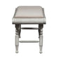Whitney - Bench - Antique Linen / Weathered Gray