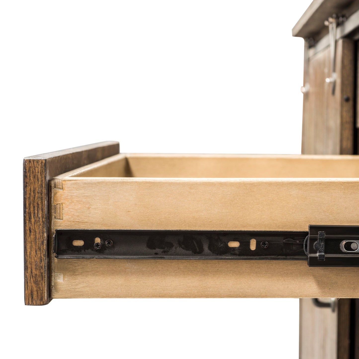 Stone Brook - Jr Executive Credenza Set - Rustic Saddle