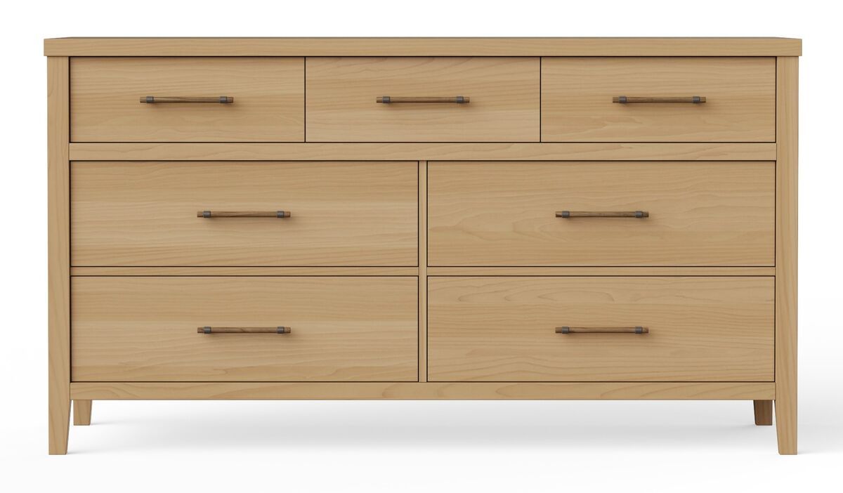 Pure Maple - 7 Drawer Dresser