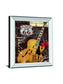 Chi-Town By Mallett, K - Mirror Framed Print Wall Art - Yellow