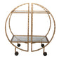 Zelina - Bar Cart - Gold