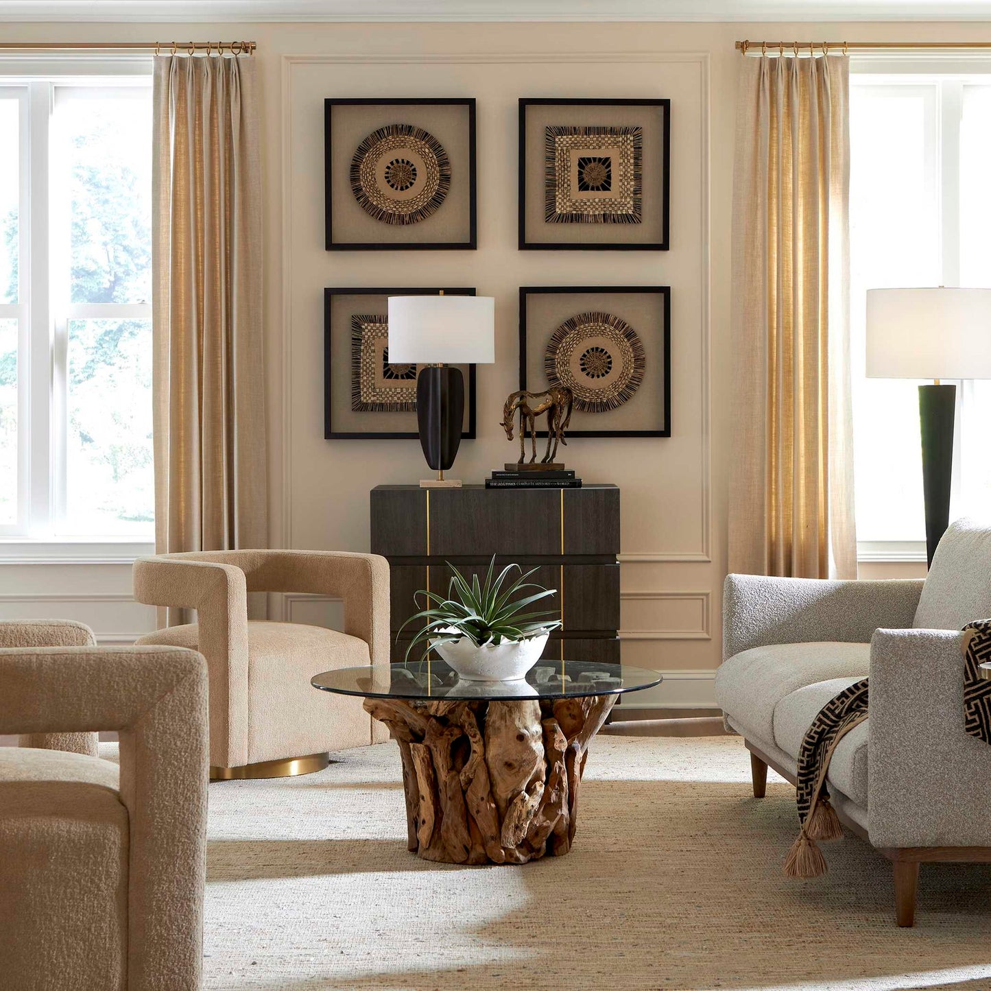 Grounded - Modern Swivel Chair