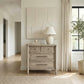 Rochelle Park - Nightstand With Charging Station - Smokey Taupe