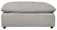 Posh - 8 Piece Modular Sectional With 3 Armless, 3 Corners, 2 Cocktail Ottoman - Dove