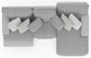 Abraxas - 3 Piece Reclining Sectional