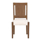 Lincoln - Upholstered Dining Chair - Brown / Milk