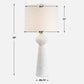 Sonata - Textured Table Lamp - White