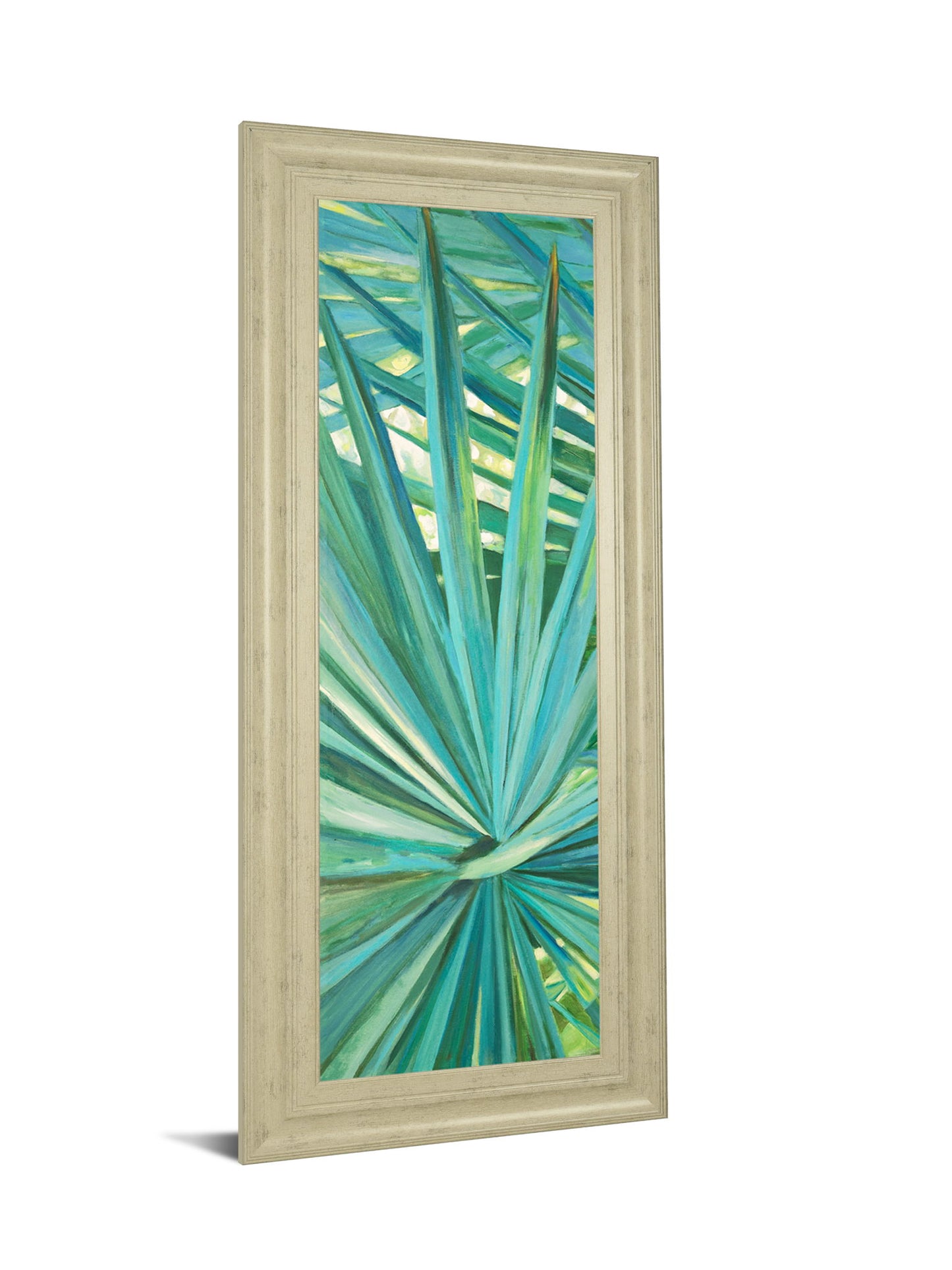 Fan Palm I By Suzanne Wilkins - Framed Print Wall Art - Green
