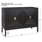 Aiken - 2 Door Cabinet - Dark Walnut