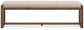 Cabalynn - Large Uph Dining Room Bench - Oatmeal / Light Brown