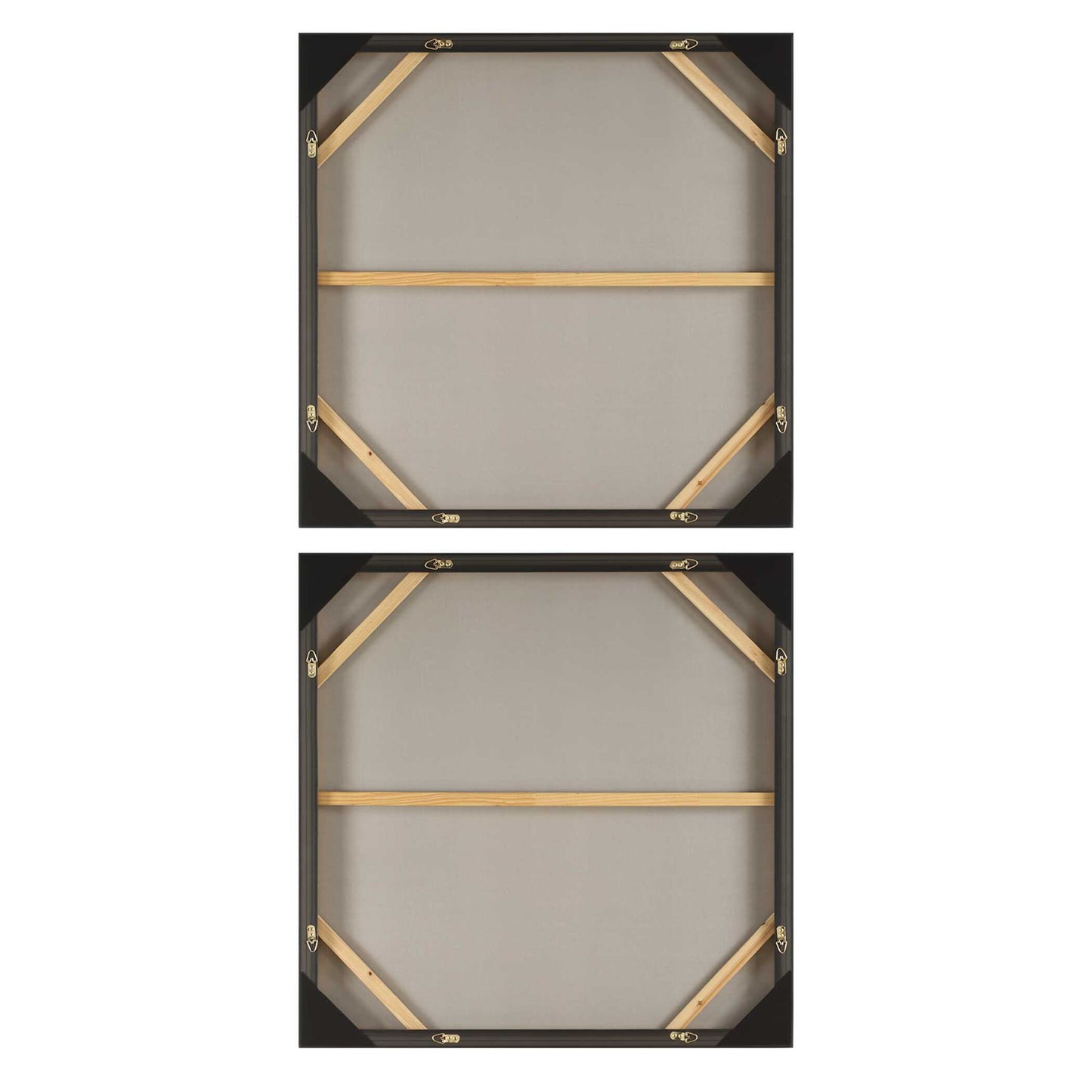 Characters - Abstract Art (Set of 2) - Black / Beige