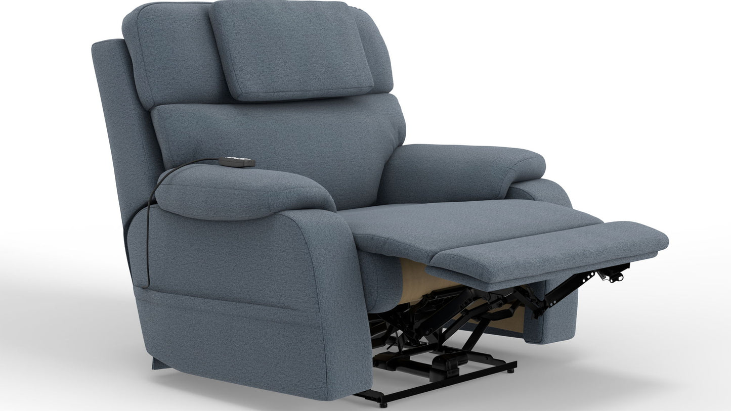 Dreamtime - 48" Power Headrest Power Lay Flat Recliner With CR3 Heat/Massage/Zero Gravity