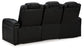 Caveman Den - Power Reclining Sofa With Adj Headrest - Midnight