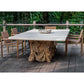 Stonewood - Indoor-Outdoor Ping-Pong Dining Table - White / Woodtone