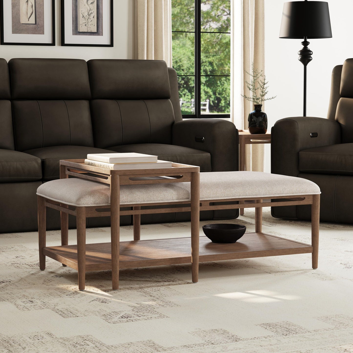 Verona - End Table - Dark Brown