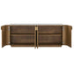 Arik - 4 Door Walnut Cabinet - Woodtone