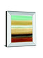 Horizon Lines I By Tesla Mirrored Frame - Light Brown
