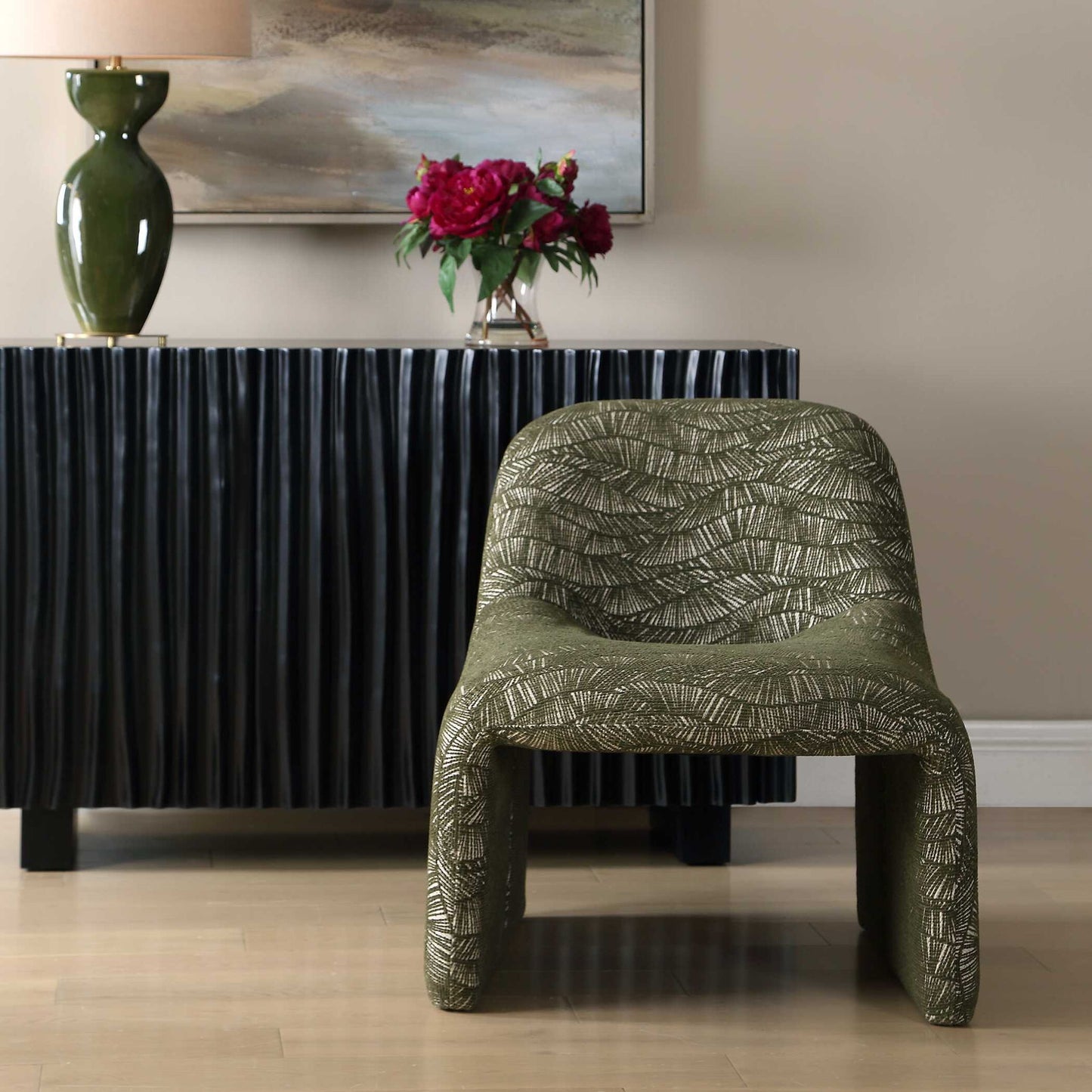 Menlo - Accent Chair - Green