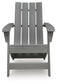 Cove Beach - Adirondack Chair - Gray