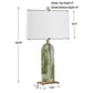 Moorea - Marble Table Lamp - Green