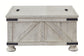 Carynhurst - Cocktail Table with Storage - Whitewash