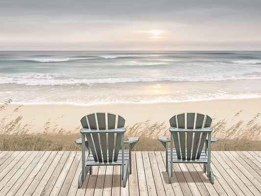 Boardwalk Sunset By Amber Sterling (Framed Small) - Beige