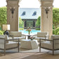 Borneo - Outdoor Lounge Chair - White / Dark Gray