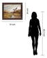 Autumn Marsh Duo - 28" x 34" Framed Wall Art - Light Brown
