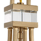 Montreal - 4 Light Brass Lantern Pendant - Gold