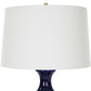 Coil - Sculpted Blue Table Lamp