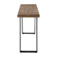 Freddy - Weathered Console Table - Light Brown & Black