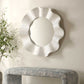 Wave Length - Round Mirror - White
