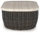 Kimora - Rectangular Cocktail Table - Beige / Dark Brown
