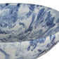 Indigo - Marble Pedestal Bowl - Blue,White