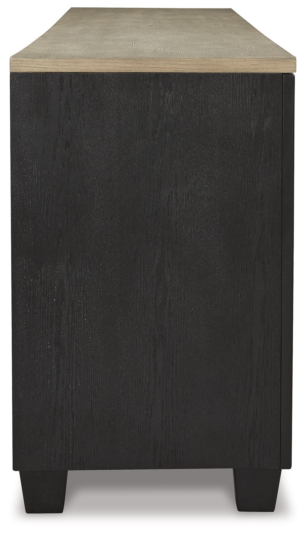 Foyland - XL TV Stand w/Fireplace Option - Black / Brown