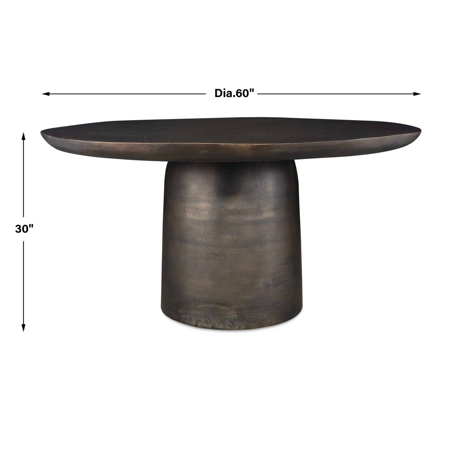 Madrone - Outdoor Dining Table - Golden Dark Bronze